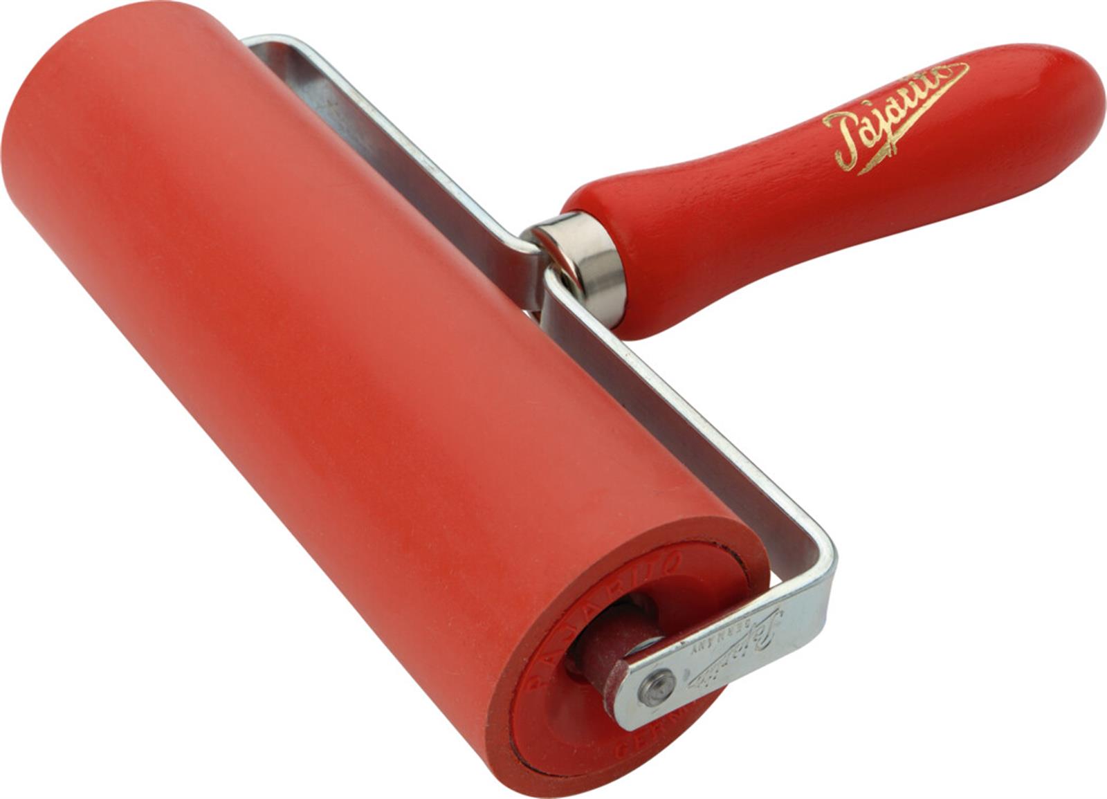 Pajarito Andrückrolle Hartgummi 50 × 150 mm – breite Rolle für Folien und Wandbeläge